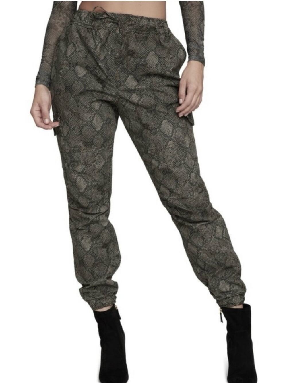 Good American | Hunter Snake Cargo Joggers 2 or M